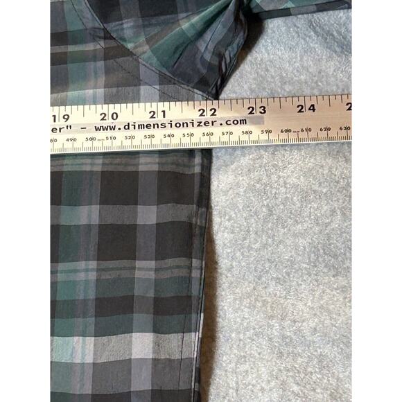 Wrangler Atg Shirt Mens Medium All Terrain Gear X Snap Plaid Fishing Hiking - Picture 3 of 12